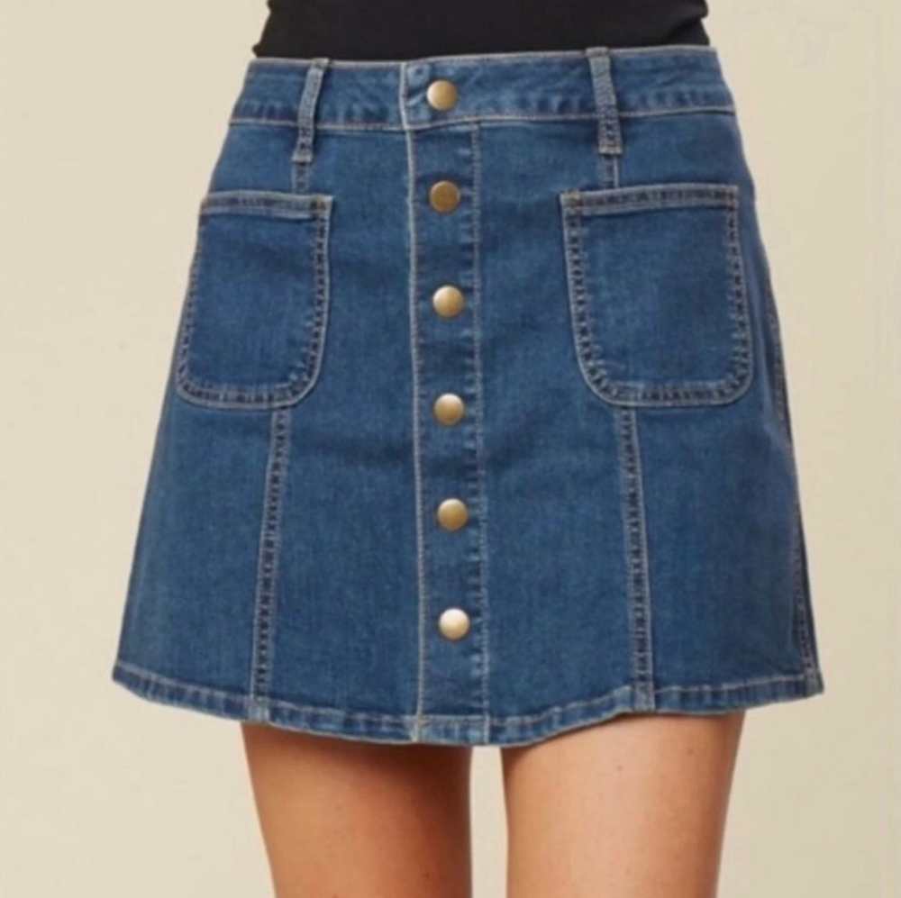 Altar'd State Denim Skirt • Size Medium